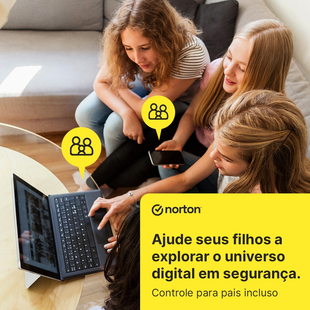 Antivírus Norton 360 Premium - 10 dispositivos - 12 Meses ESD - 21414573 [F107]