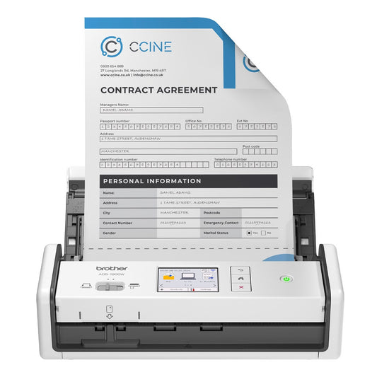 Scanner Brother A4 Duplex 30ppm USB/Wi-fi - ADS1800W [F030]