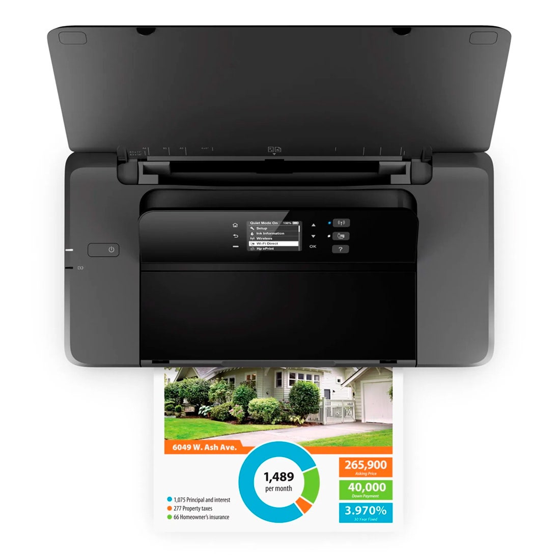 Impressora HP Office Jet Mobile 200-DU - CZ993A#AC4 [F030]